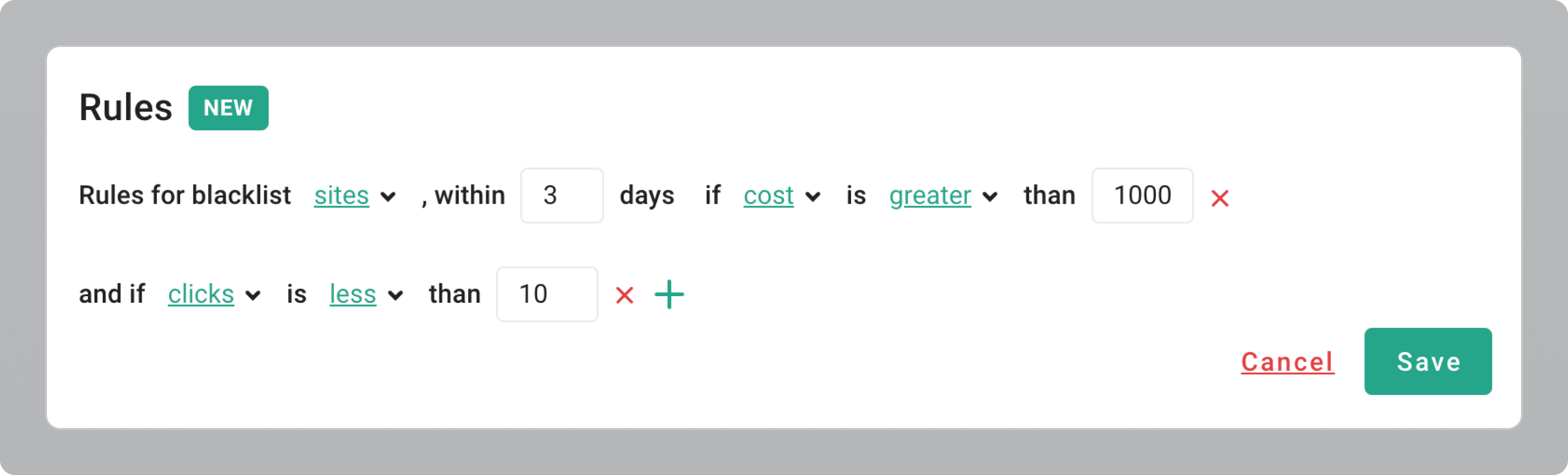 7 examples of rule - example 4