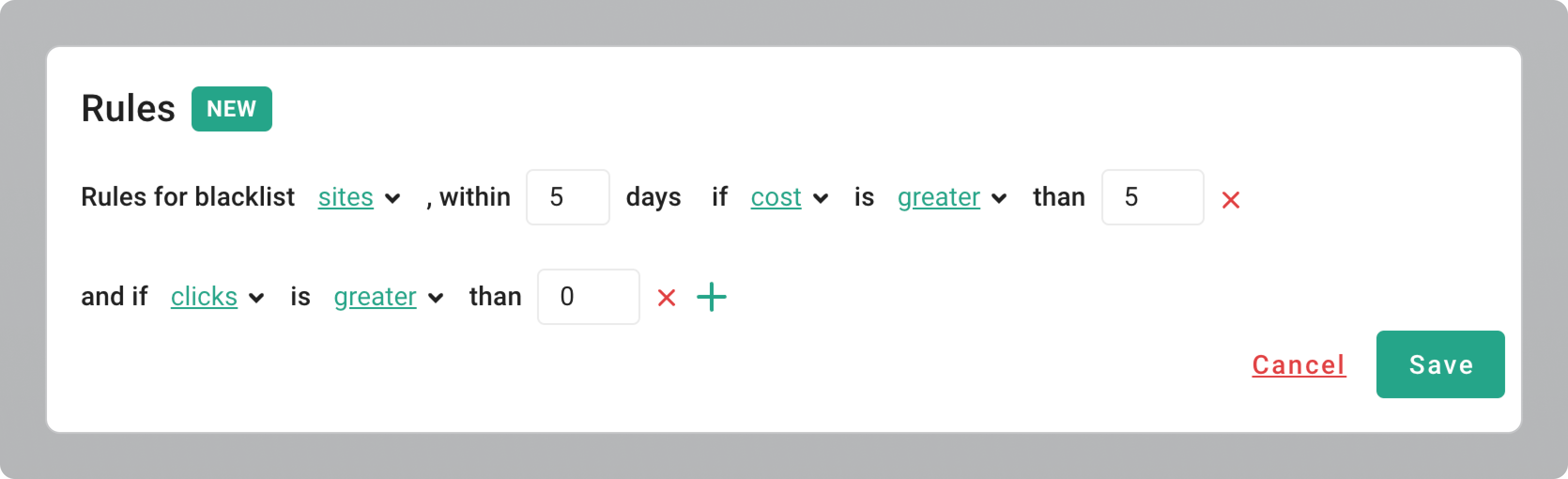 7 examples of rule - example 5