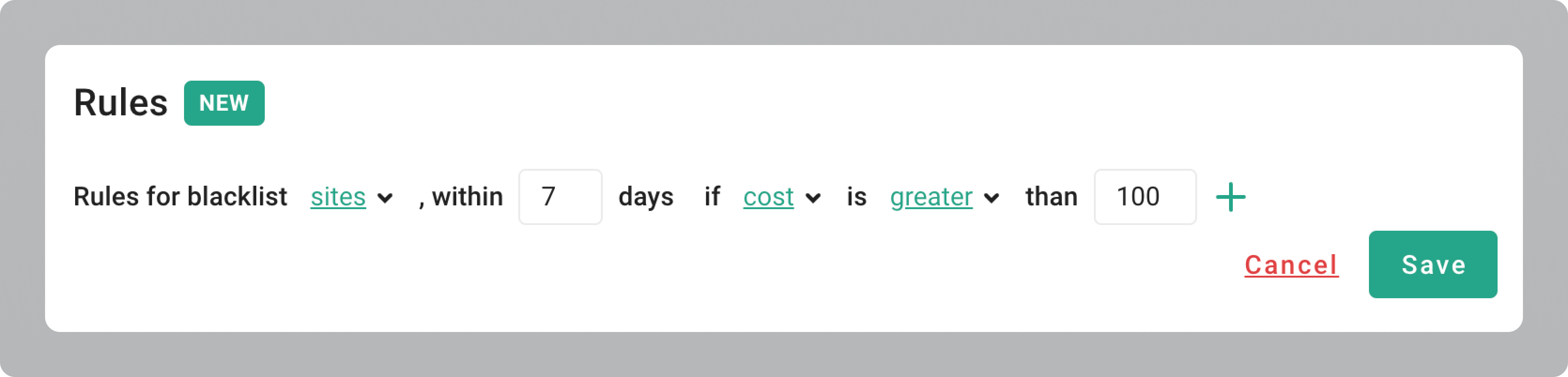 7 examples of rule - example 7