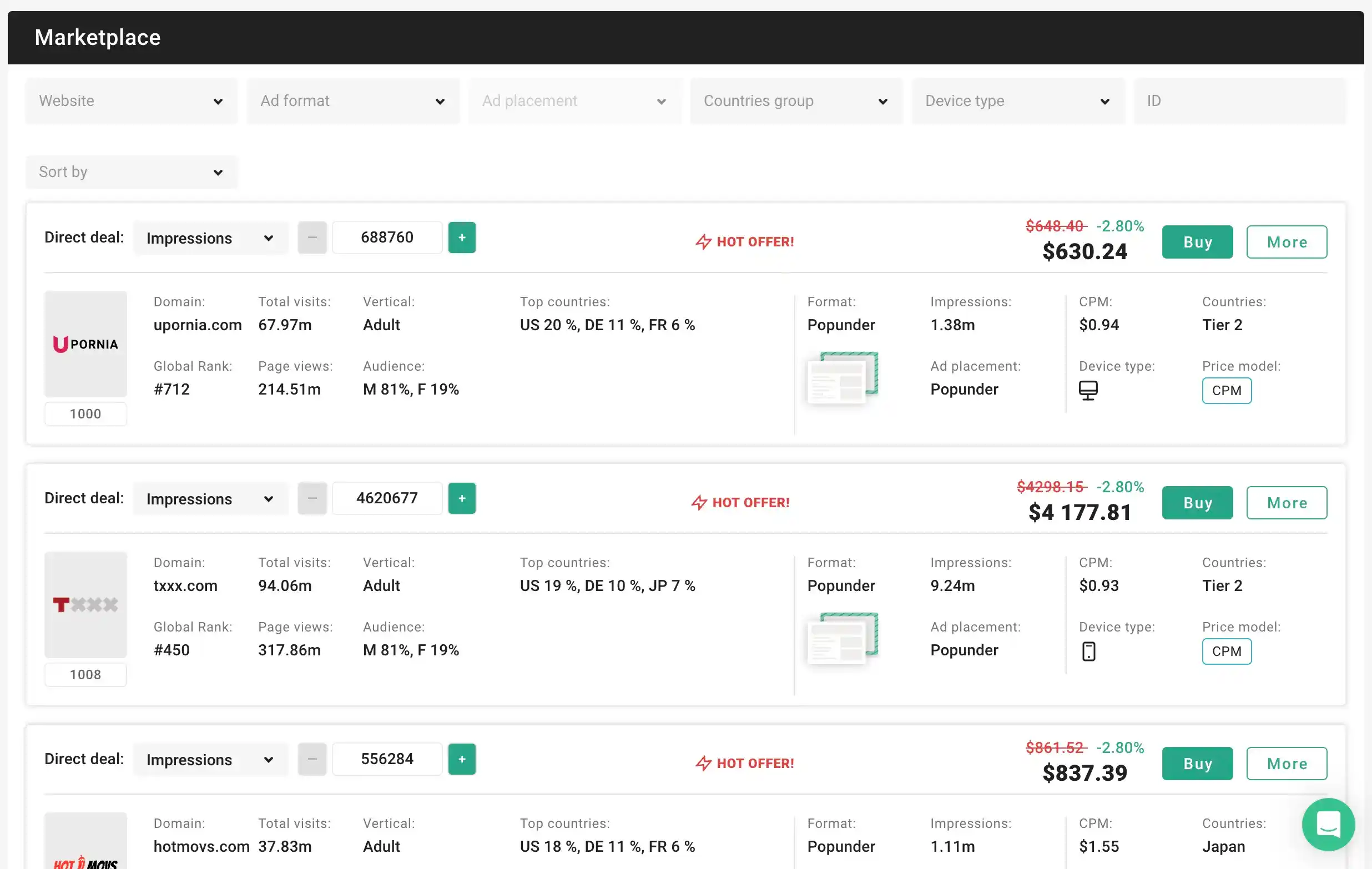 ClickAdilla Marketplace 