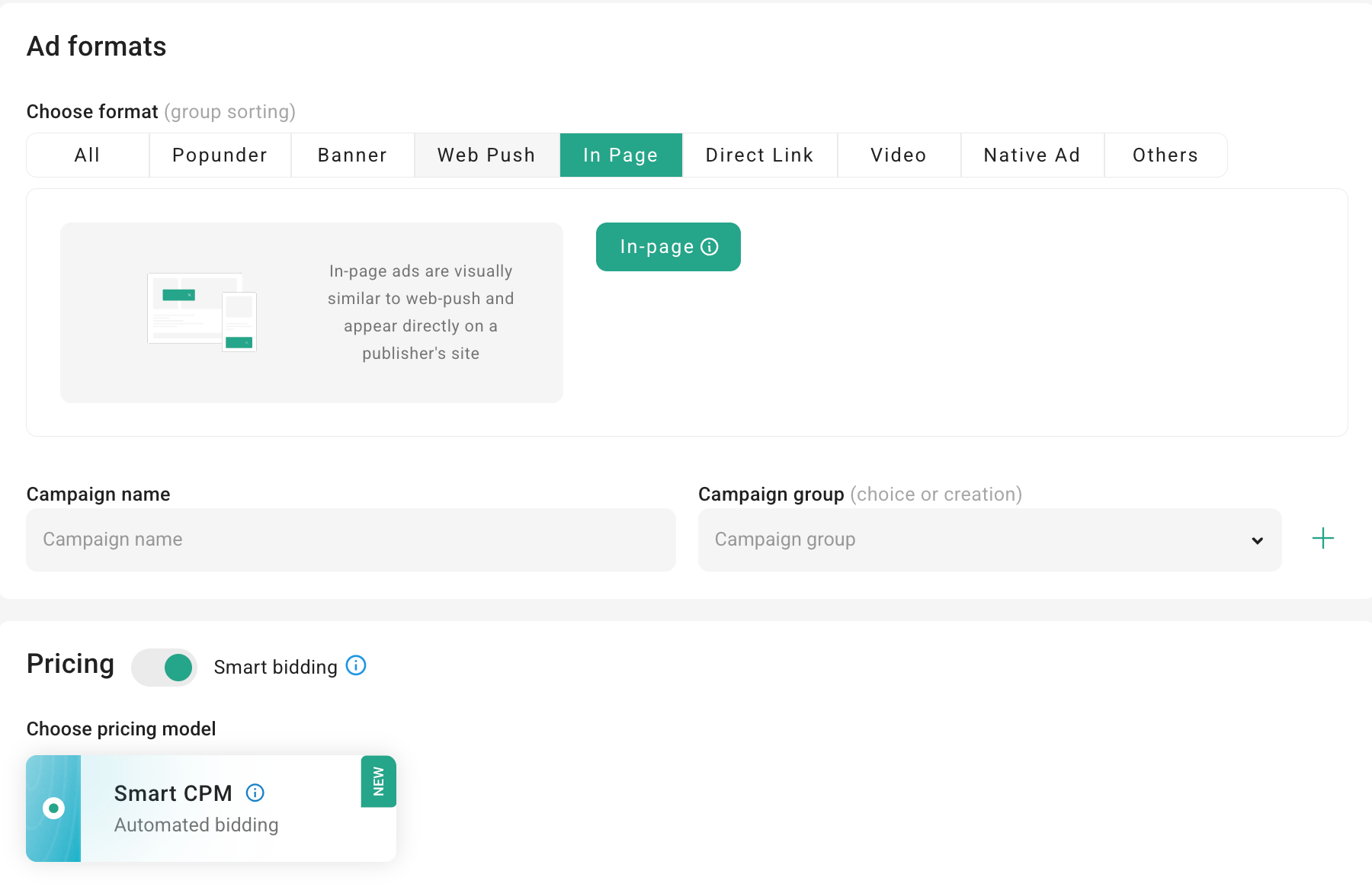 Smart CPM for In-Page: Automate Your Bidding, Save Your Budget