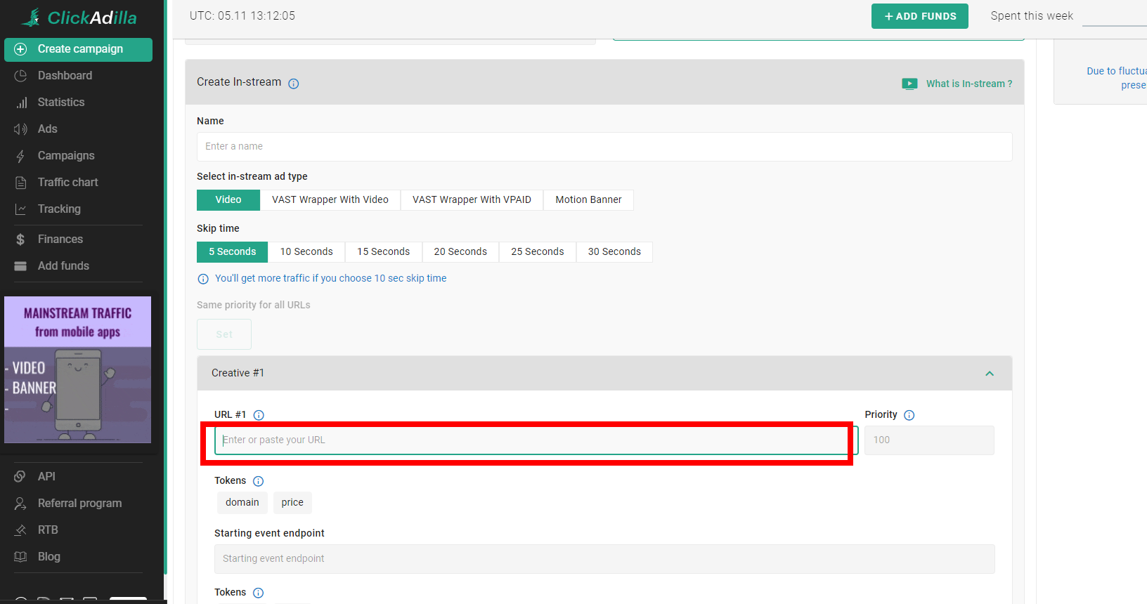 required information